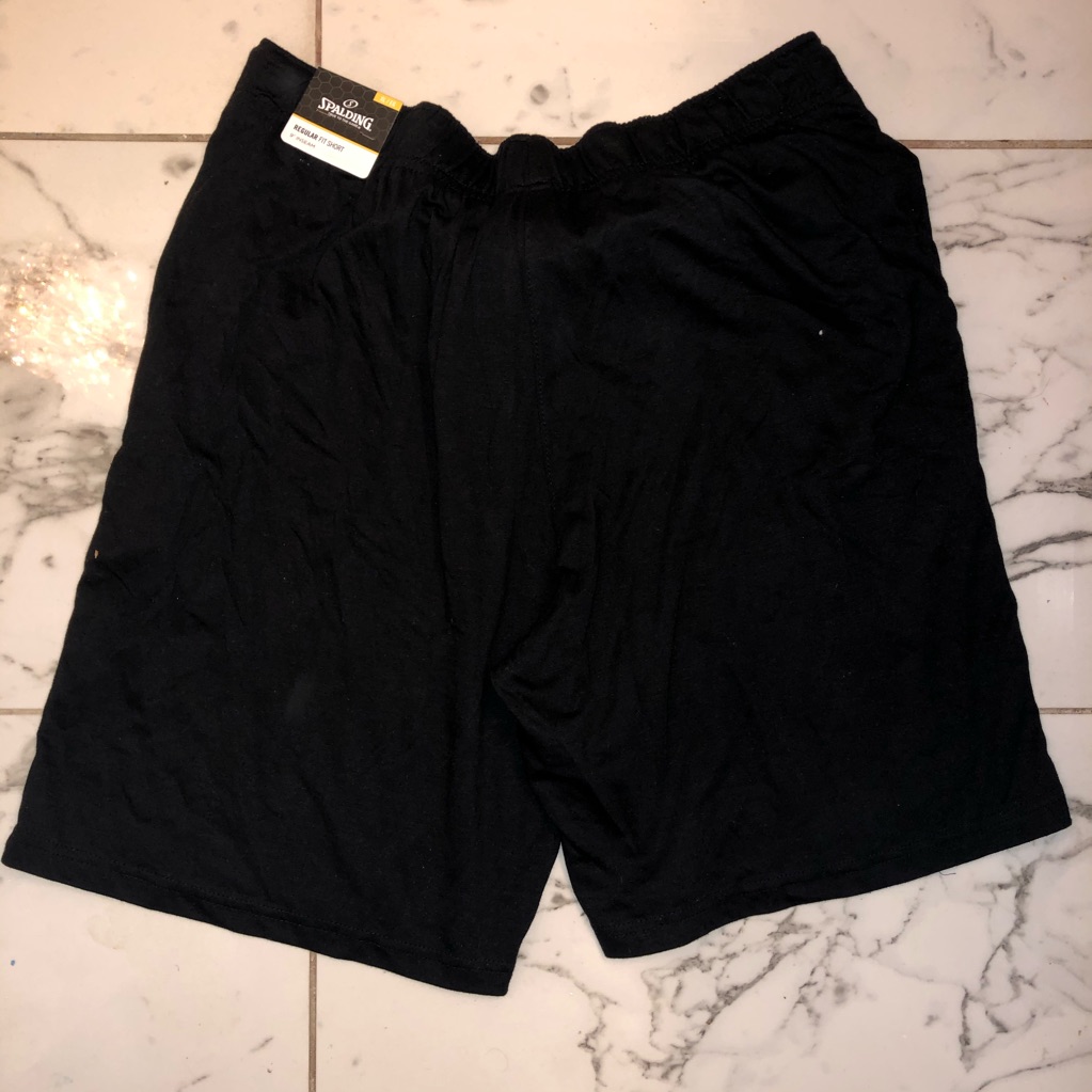 Spalding Shorts Black Xl Nwt